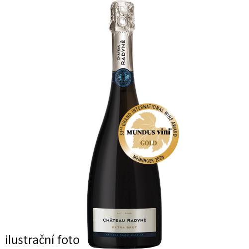 Chateau Radyně extra brut se zlatou medailí MUNDUS VINI 2026